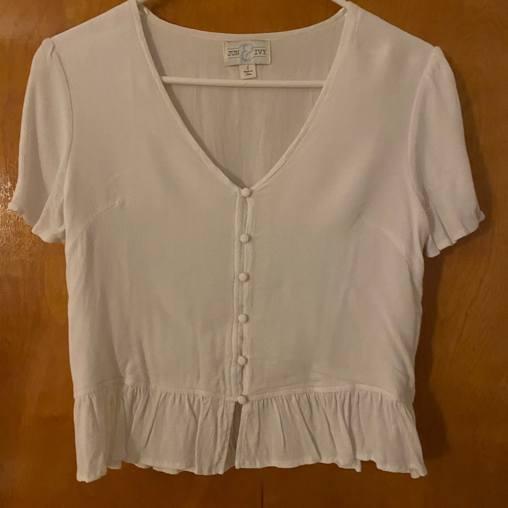 Francesca’s White Blouse